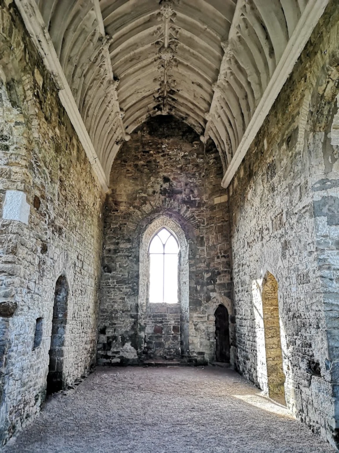 Experimental setup for cymatics work at St Catherine's Chapel
