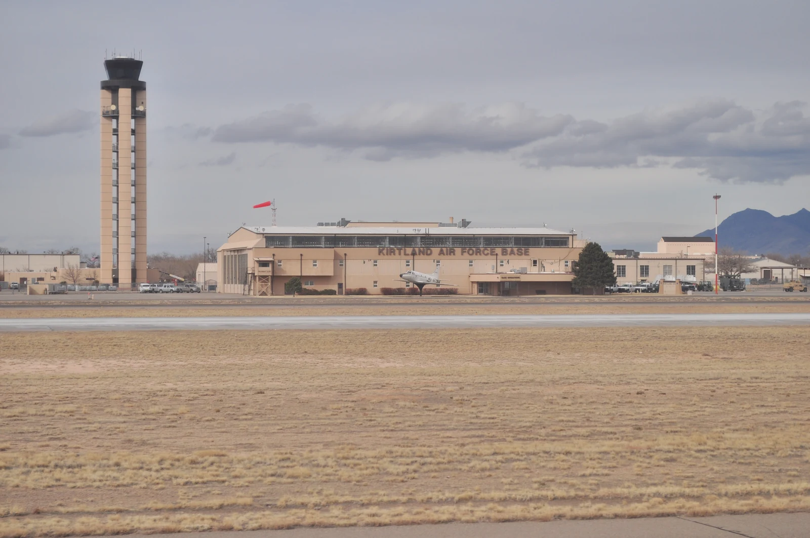 Kirtland Air Force Base terminal and control tower, Albuquerque, New Mexico