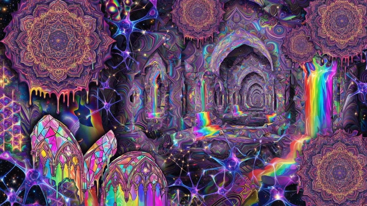 Leonard Pickard - conceptual psychedelic trip visuals (not a photograph)
