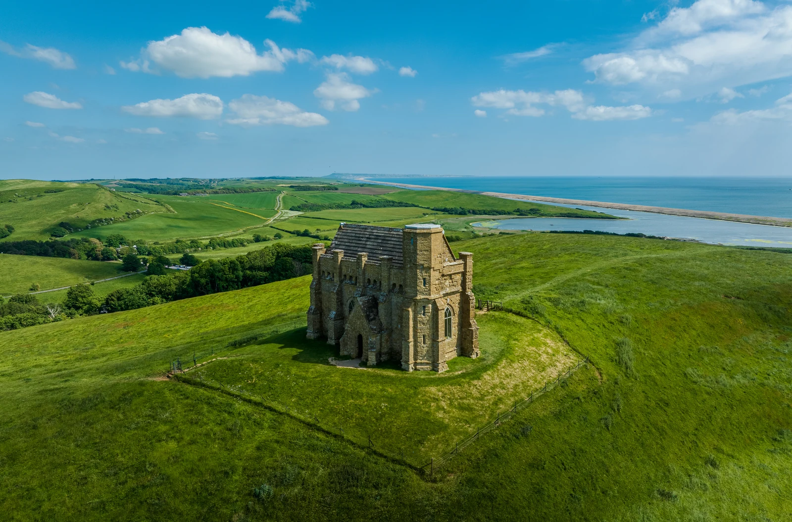 St Catherine's Chapel Abbotsbury - cymatics experiments