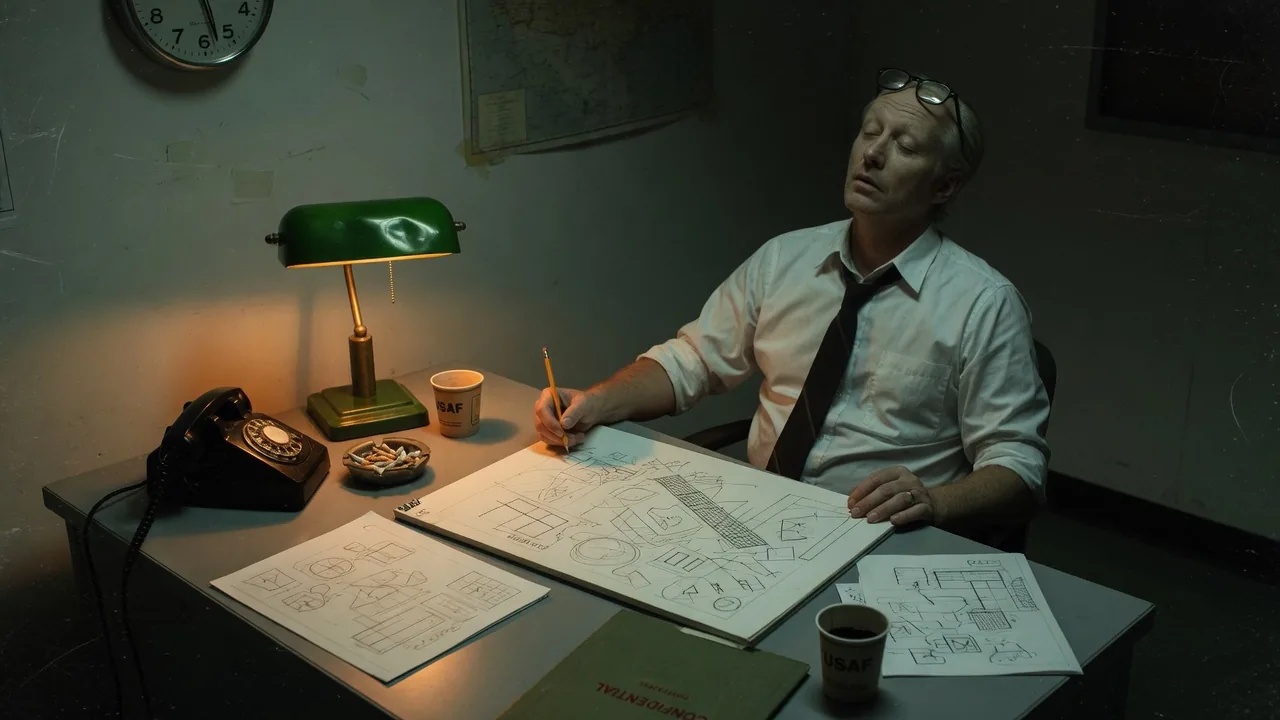 Project Stargate - artist's depiction of a remote-viewing session (not a photograph)